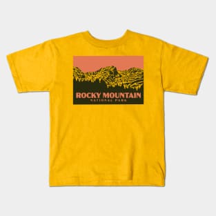 Rocky Mountain National Park Kids T-Shirt